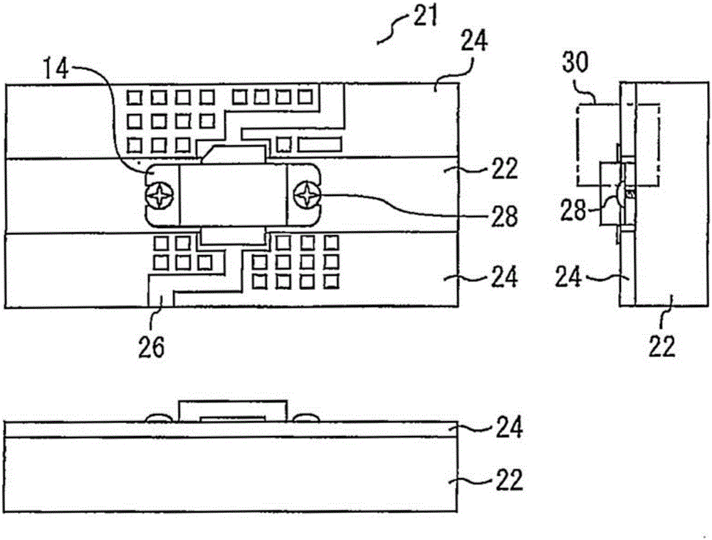 High-frequency, high-output device unit