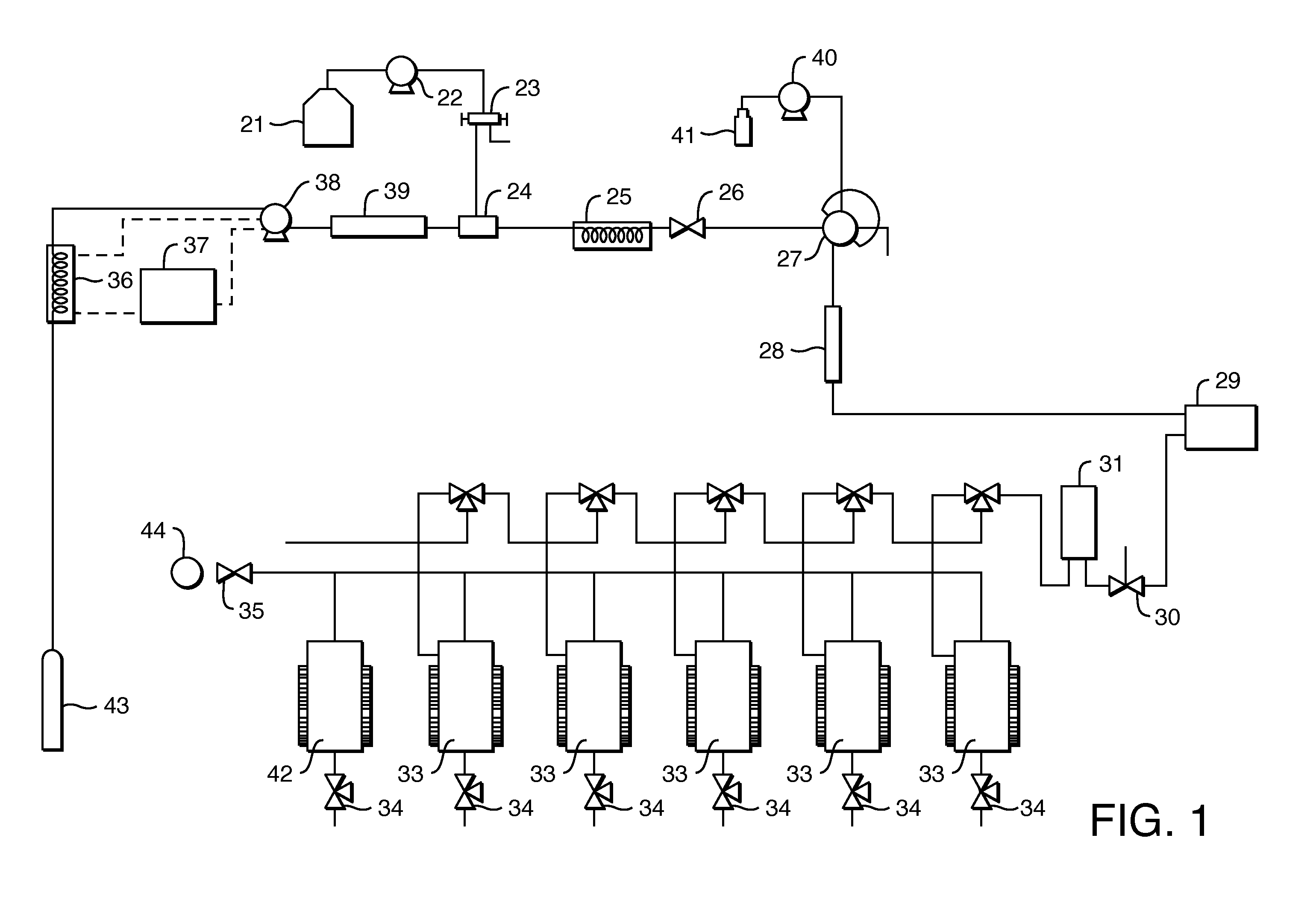 High pressure flash chromatography