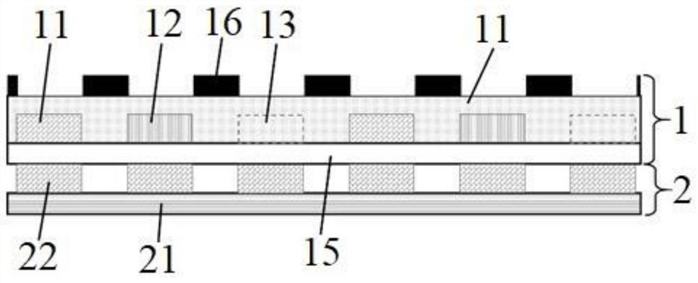 MicroLED display device based on quantum dot color conversion layer and preparation method of MicroLED display device