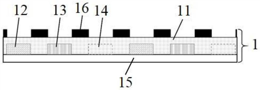 MicroLED display device based on quantum dot color conversion layer and preparation method of MicroLED display device