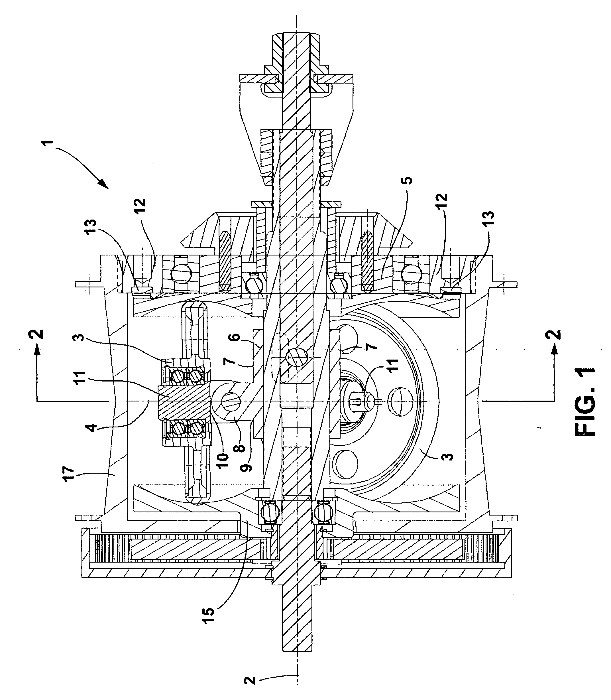 Continuously variable toroidal transmission with offset rollers