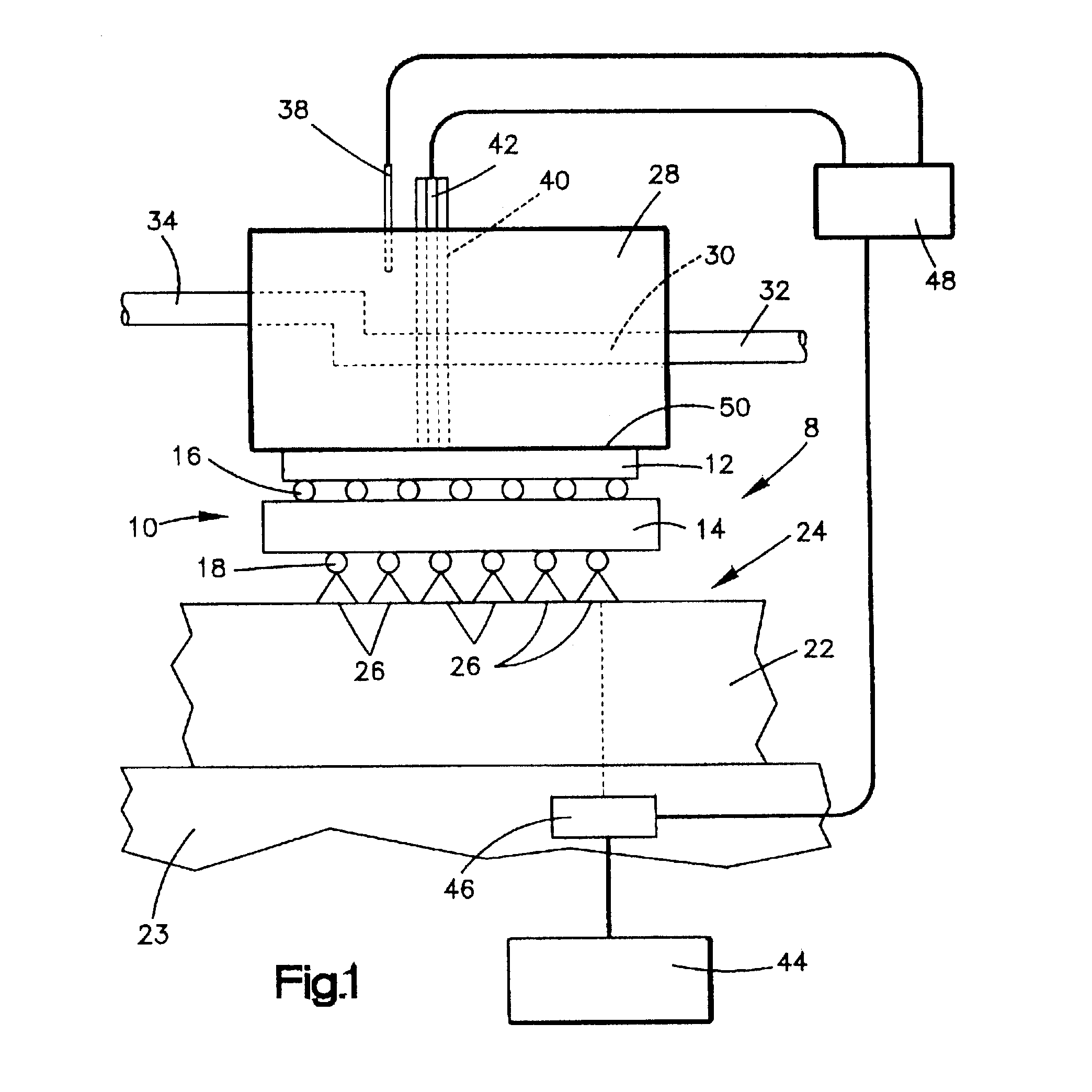 Method of burning in an integrated circuit chip package
