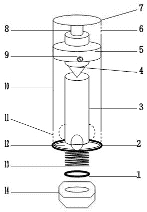 Hydraulic automatic water-saving flushing valve