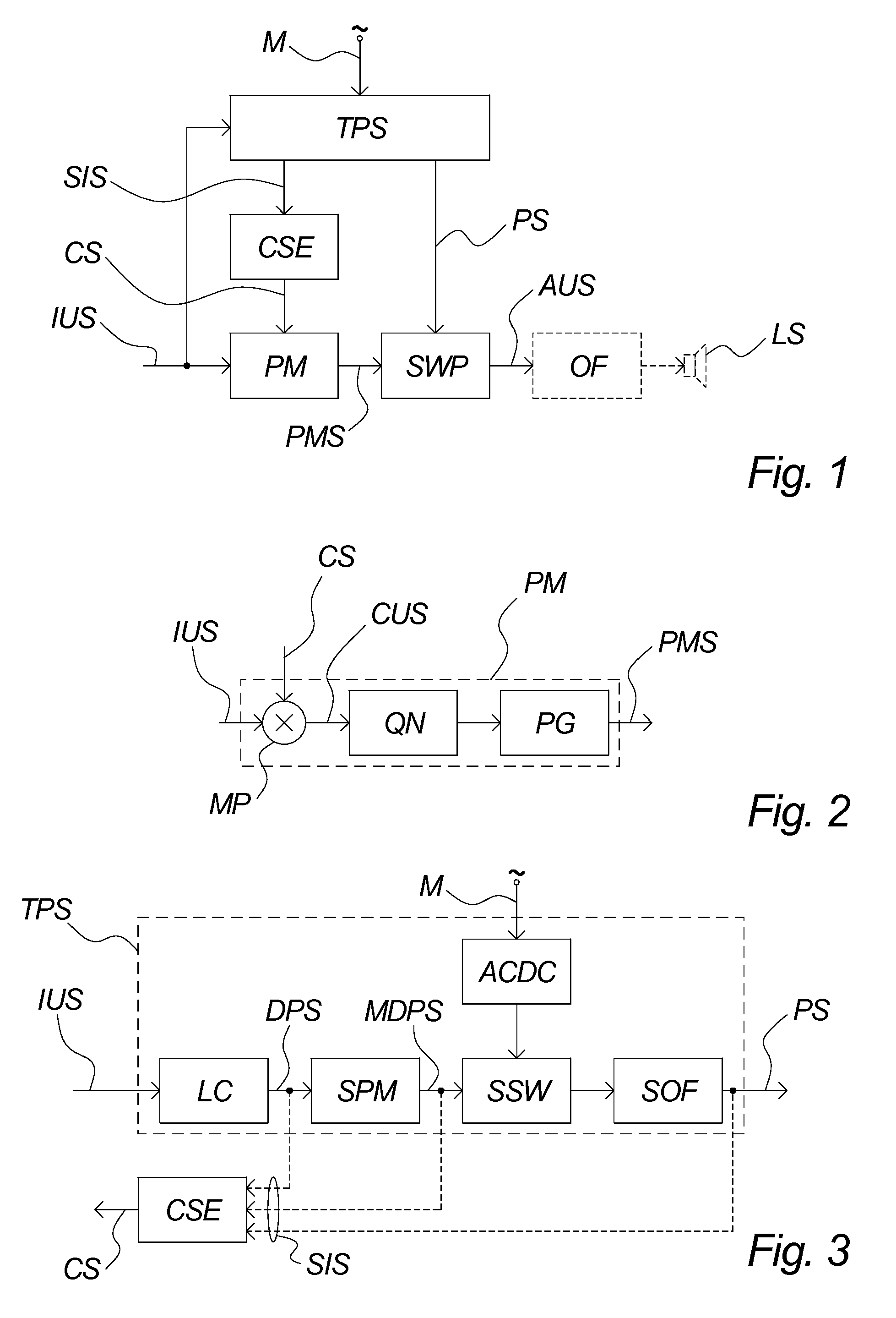 Switching amplifier driven by a controlled power supply