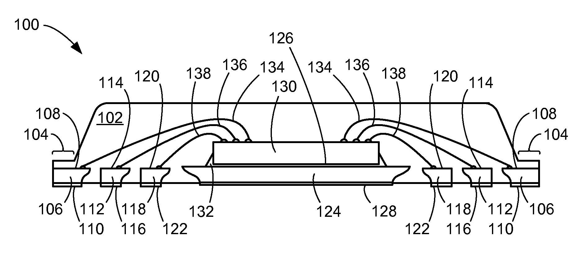 Integrated circuit leadless package system
