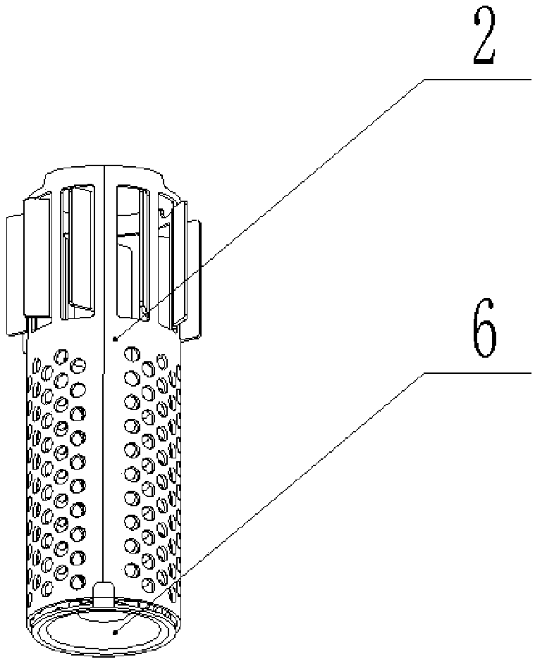 Dual-swirl inclined cylindrical type urea mixer and application in exhaust after-treatment device thereof