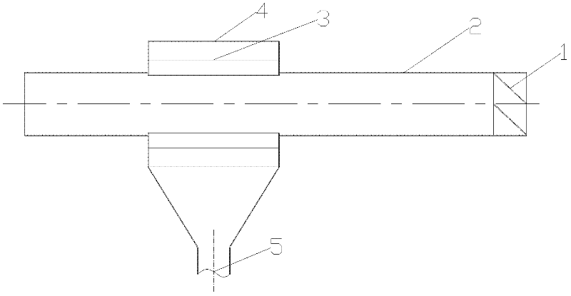 Dust removing device applied to pipeline