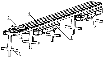 Solar power two-way monorail aerial public transit system