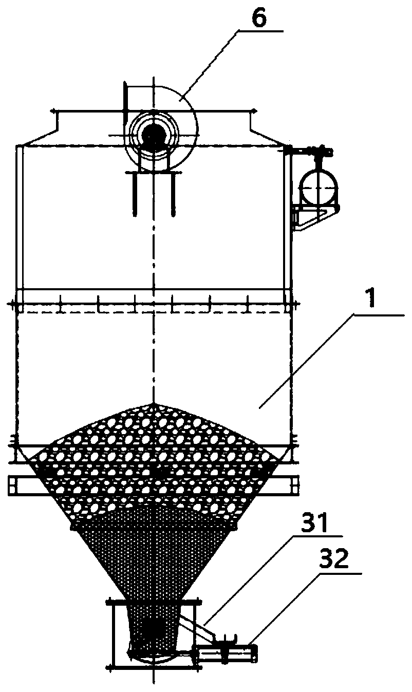 Aggregate transition bin for mortar stone wrapping method and feeding and discharging method thereof