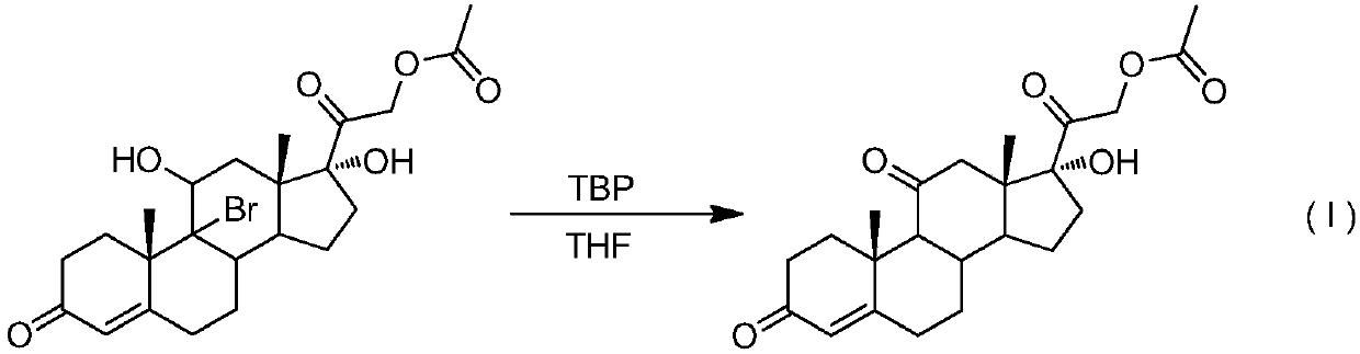 9-site dehalogenation preparation method of 9-halogenated steroid hormone compound