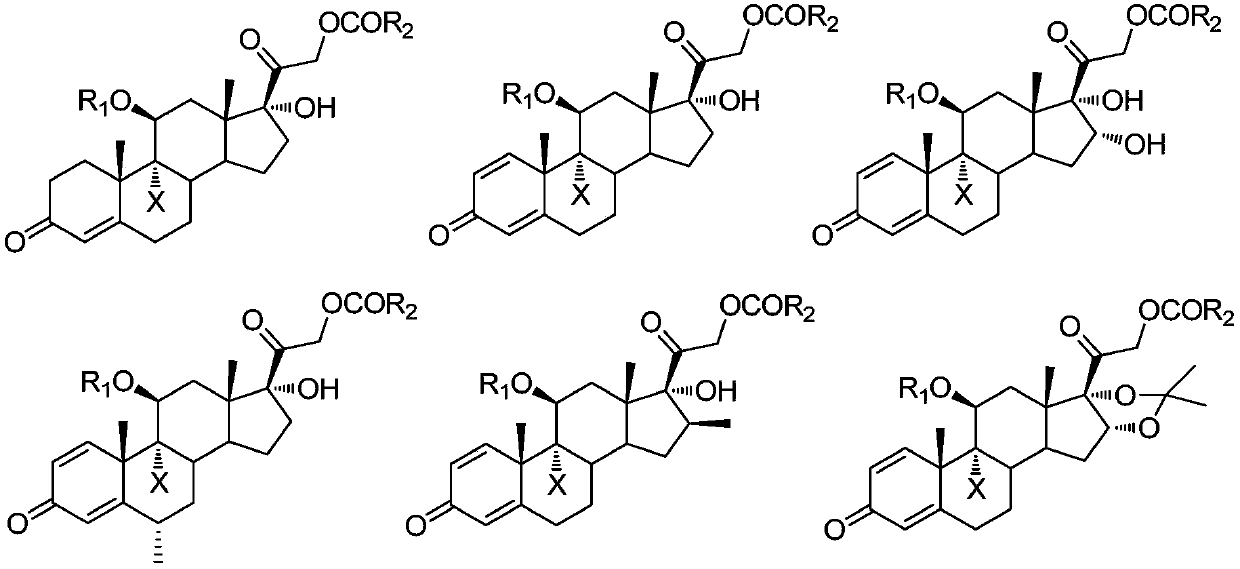 9-site dehalogenation preparation method of 9-halogenated steroid hormone compound