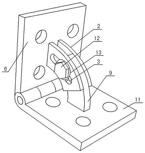 Assembled frame structure node friction damper