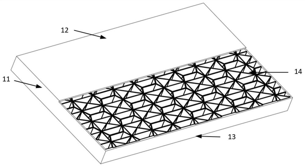 A multi-directional bearing honeycomb structure buffer energy-absorbing device