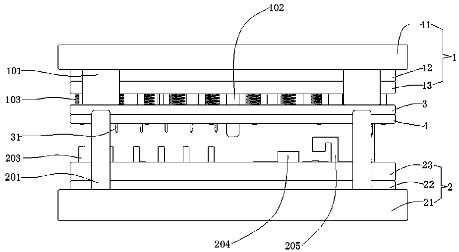 Contact supporting base forming tool