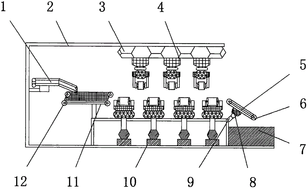 Lifting type multi-roll straightening machine