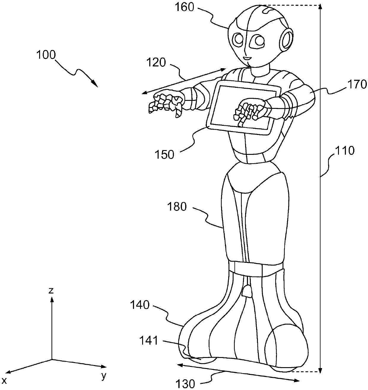 Omnidirectional Wheeled Humanoid Robot Based on Linear Prediction Position and Velocity Controller