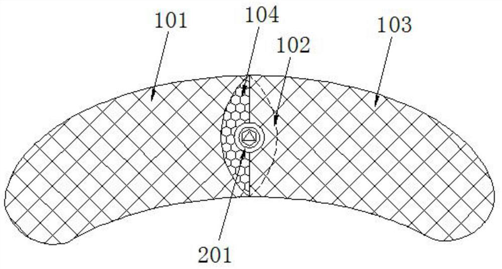 Plugging device for perivalvular leakage and connector adjusting device