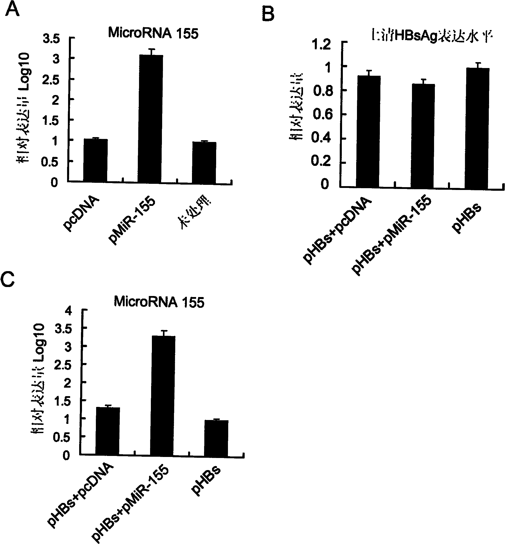 DNA vaccine adjuvant using Micro RNA-155 and construction method thereof