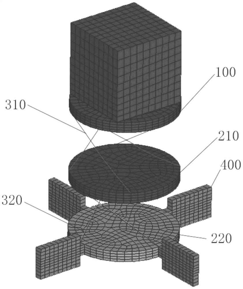 Damping method and damping device based on tension-torsion coupling effect