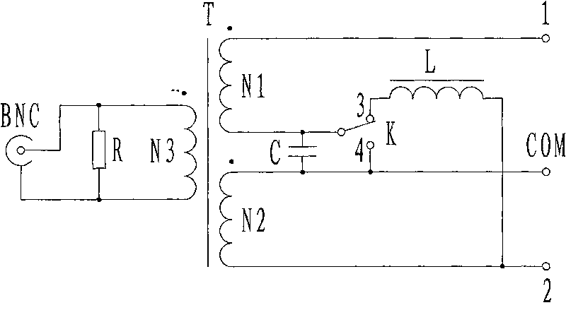 Detection circuit for partial discharge of capacitor