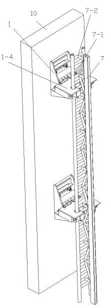 Anti-falling lifting type scaffold