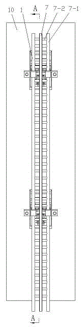 Anti-falling lifting type scaffold