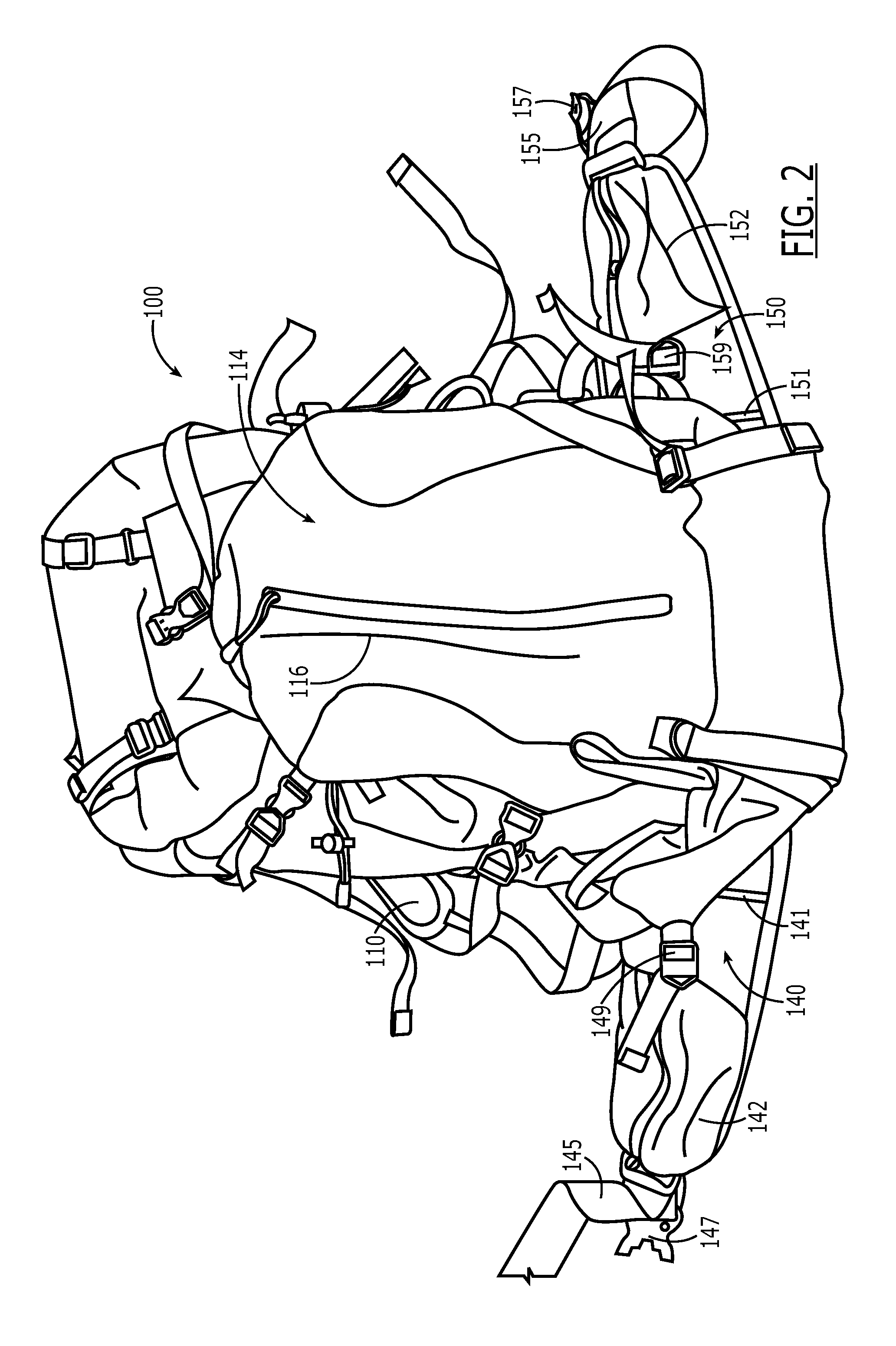 Adjustable waist belt system for a carrying apparatus