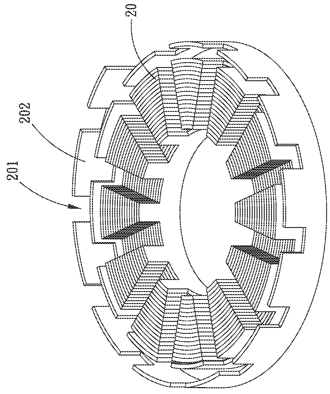 Stator structure