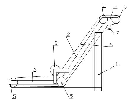 Building gravel inclined conveying machine