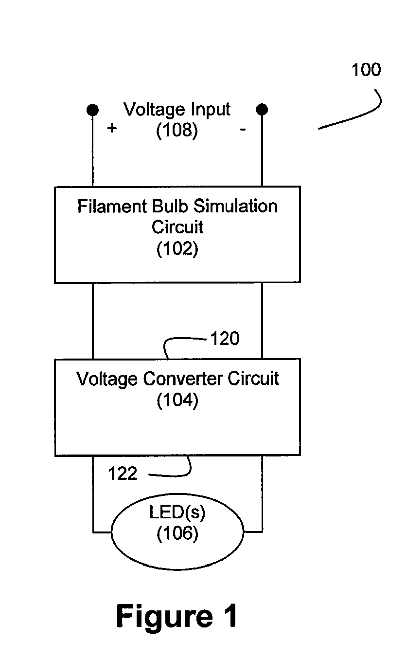 Apparatus and Method for a Light-Emitting Diode Lamp that Simulates a Filament Lamp