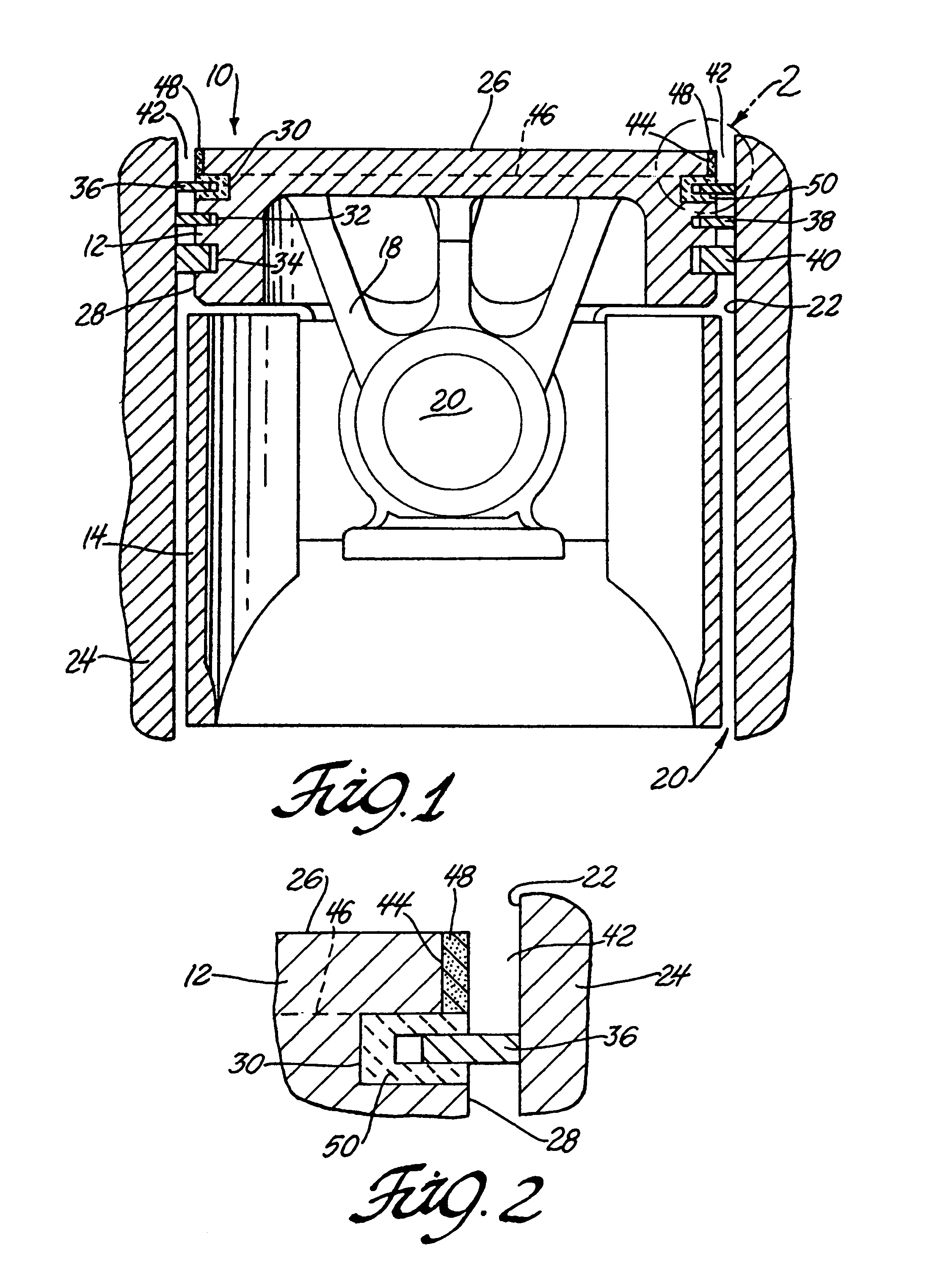 Piston with oxidation catalyst