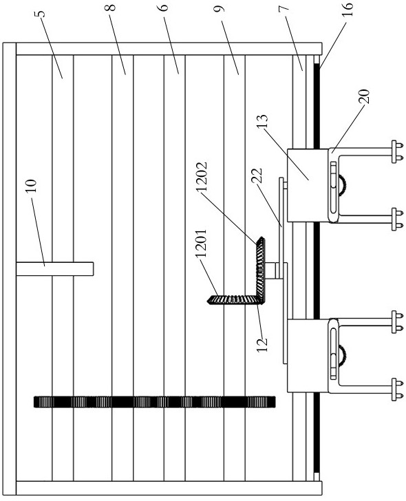 A low back health device comprising a bevel gear and a swing guide rod mechanism