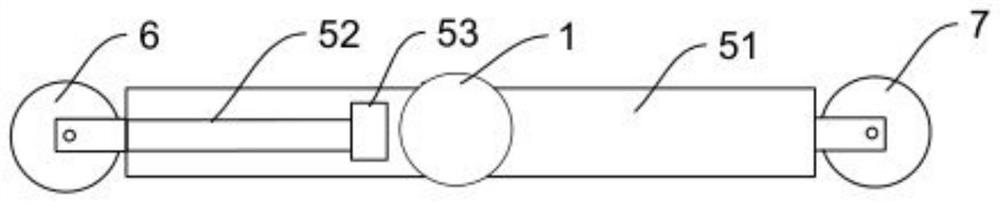 Transmission device and equipment for road and bridge exploration