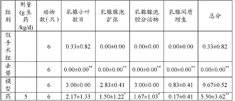 Tradition Chinese medicinal preparation for treating cyclomastopathy and preparation method thereof