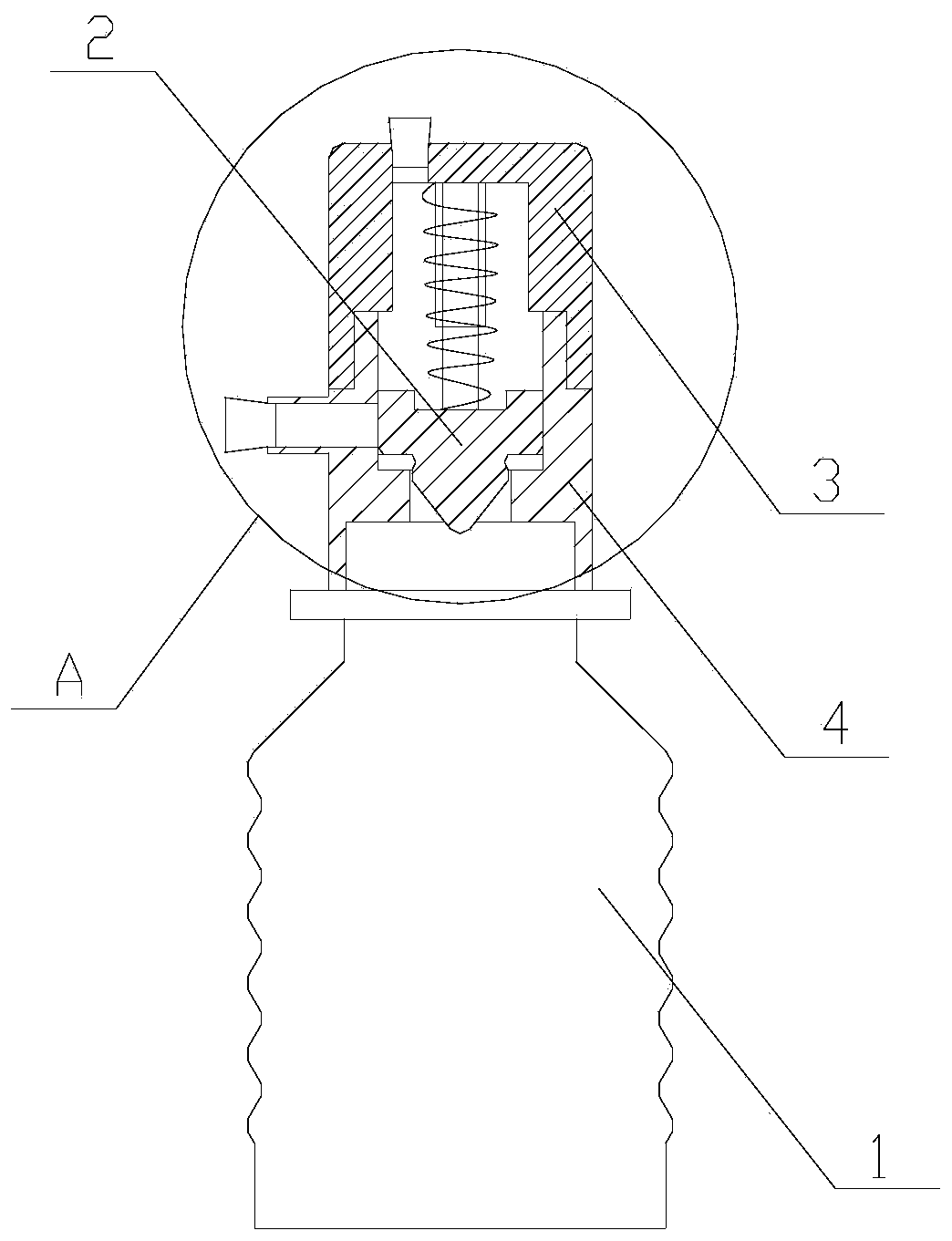 Telescopic superposed anaerobic container