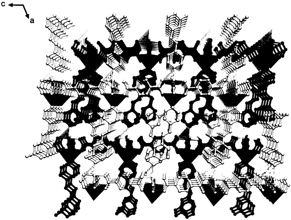 Photoinduced shrinkage metal-organic framework compound