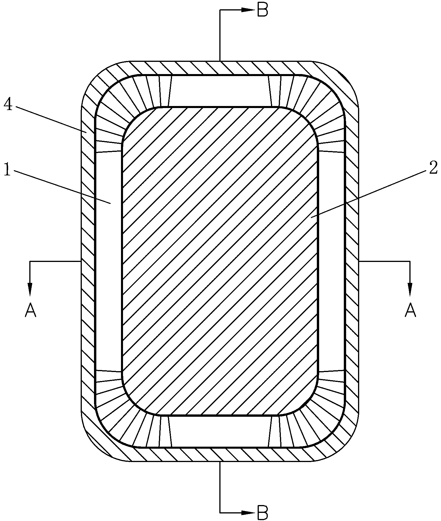 Composite sound film structure and composite technology thereof
