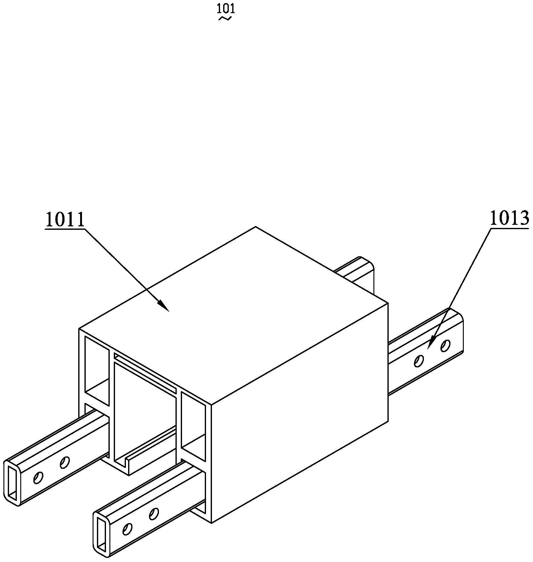 Building formwork assembly method and used aluminium formwork connector