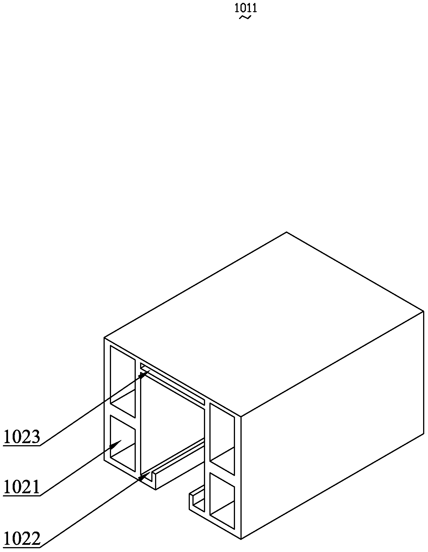 Building formwork assembly method and used aluminium formwork connector