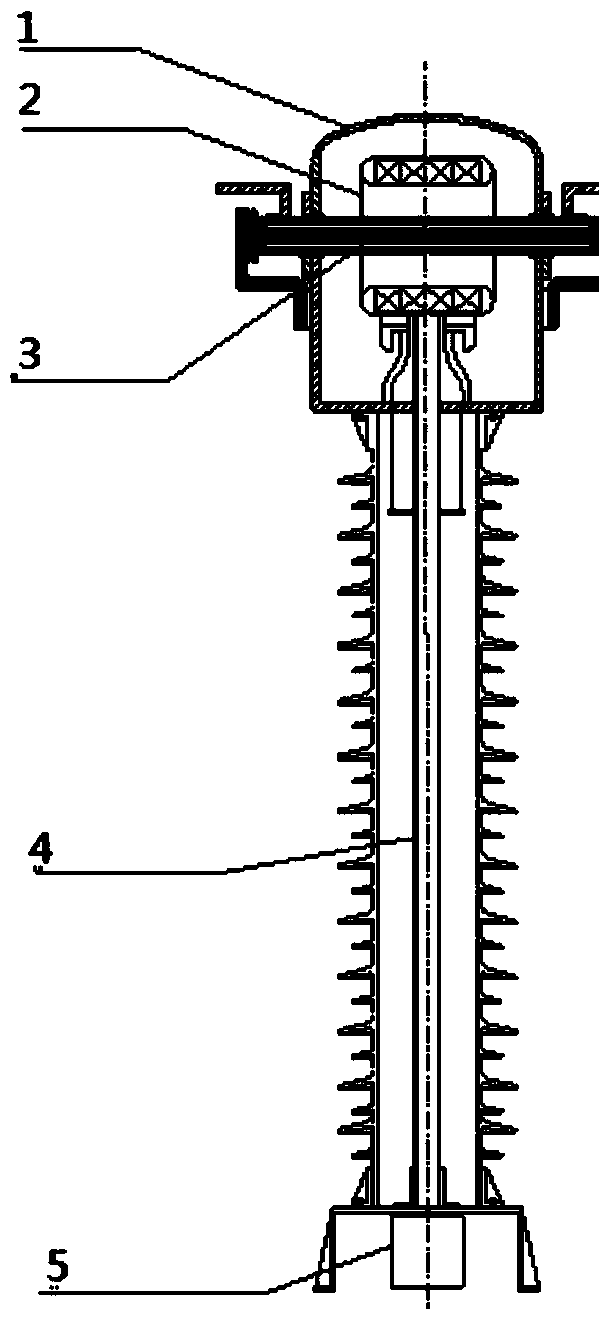 Standard voltage ratio device for online error correction for voltage transformer and operation method