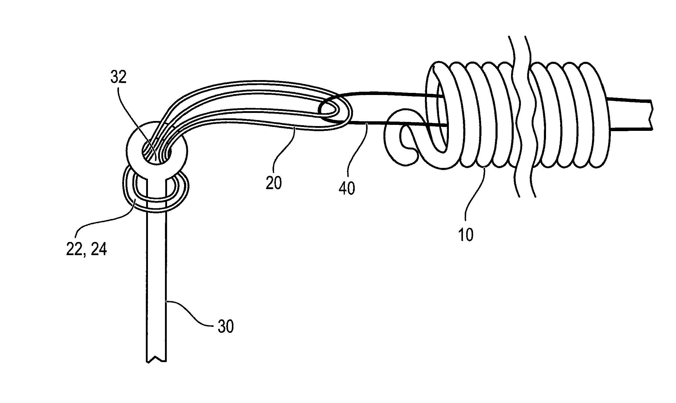 System for delivering a stretch resistant vaso-occlusive device and a method of producing same