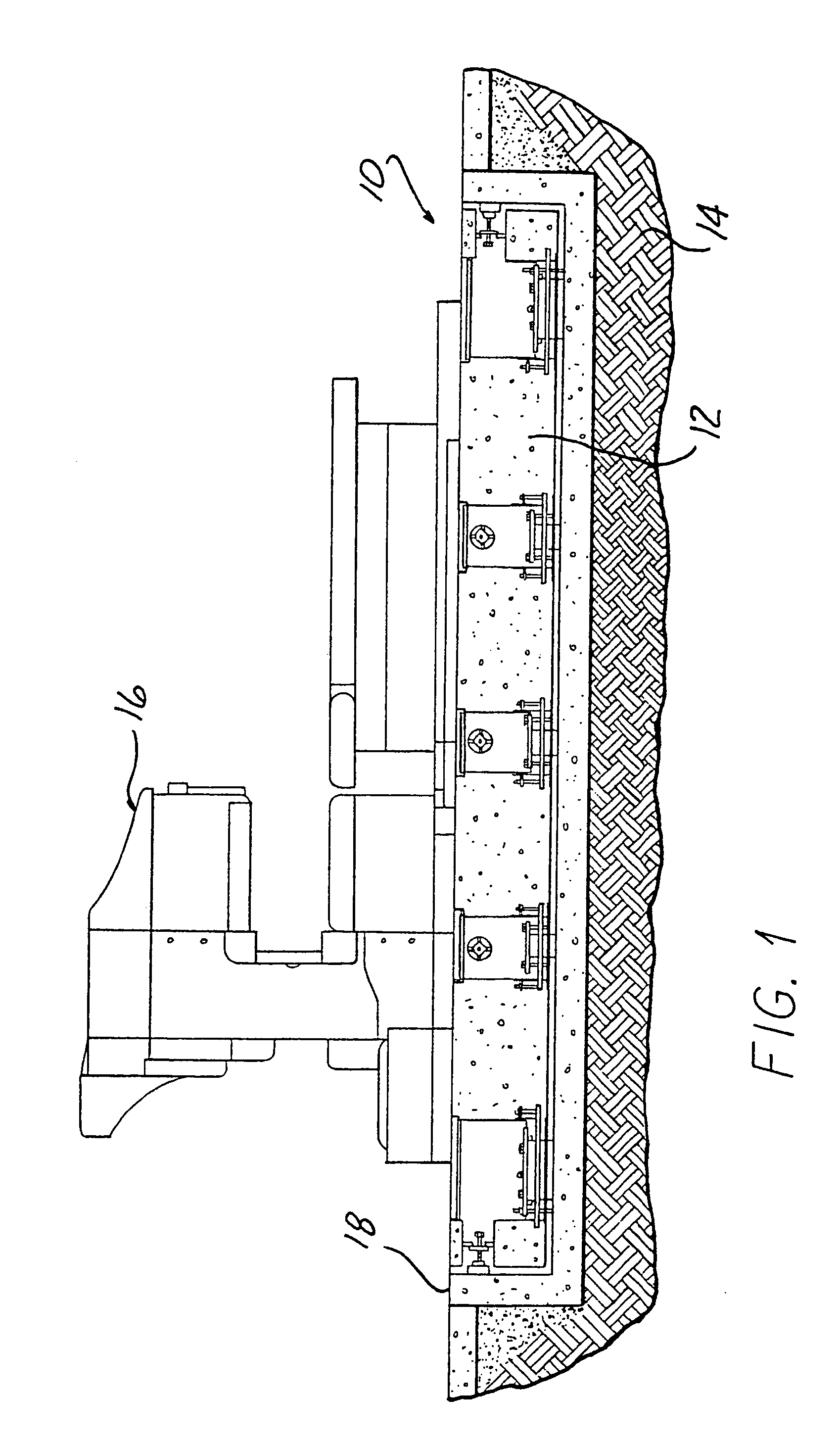Apparatus for isolating and leveling a machine foundation