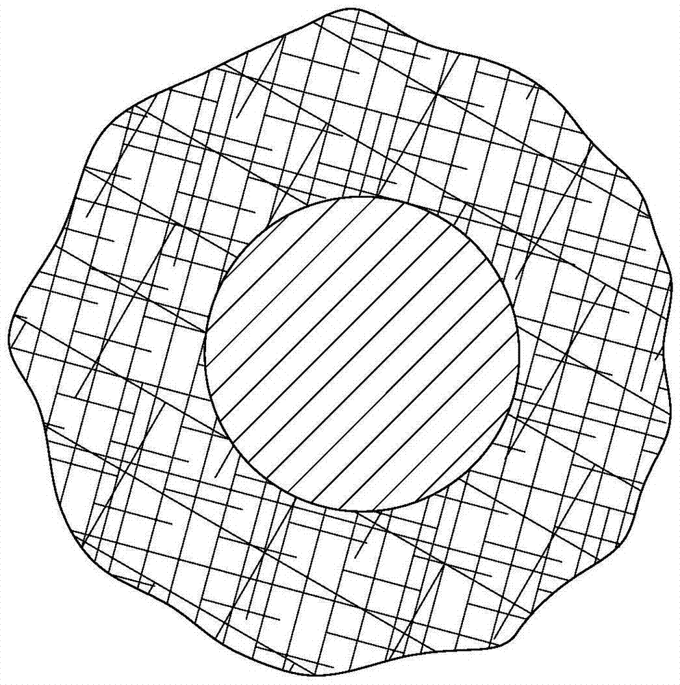 Highly-tenacious cut-resistant core spun yarn