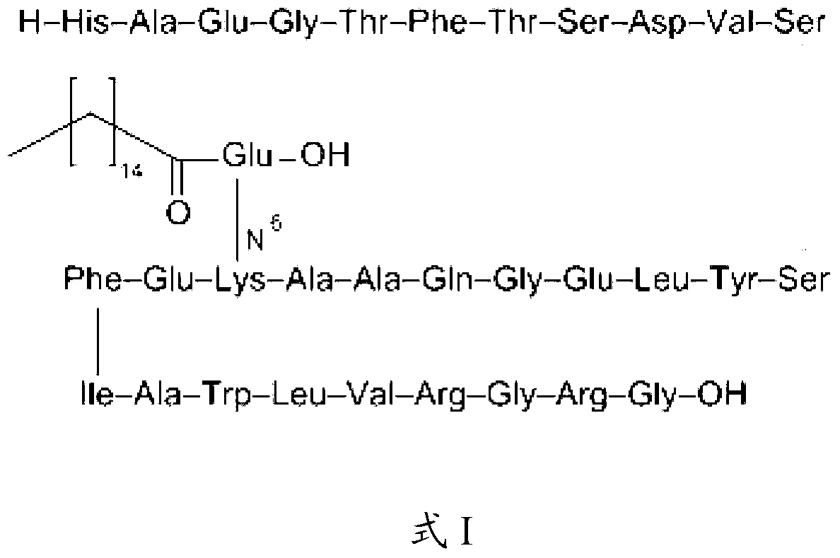 Solid-phase preparation method of liraglutide