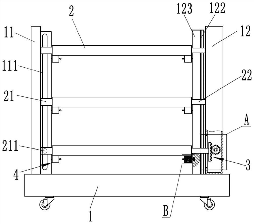 Internet logistics goods shelf facilitating sorting and transportation