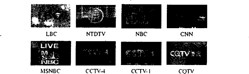 TV station logo training method and identification method