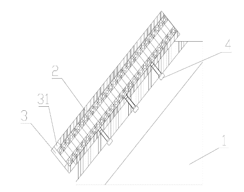 Bearing placing frame