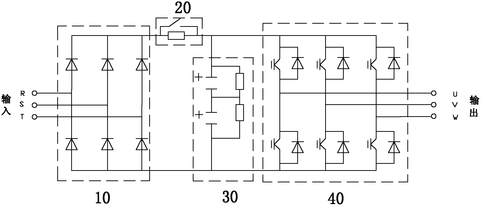 Inverter input and output reverse connection detection and protection method and device