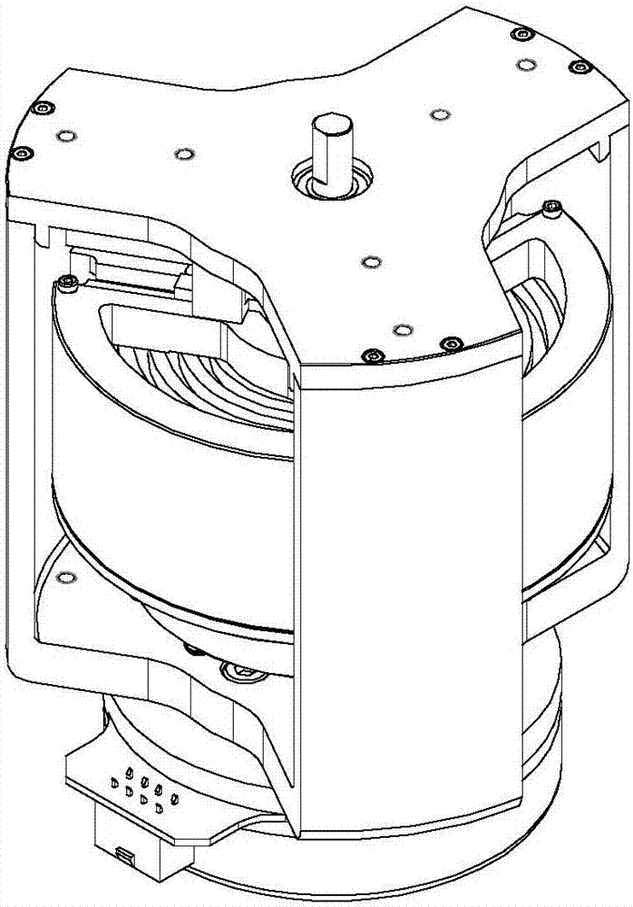 A robot elastic joint with adjustable stiffness