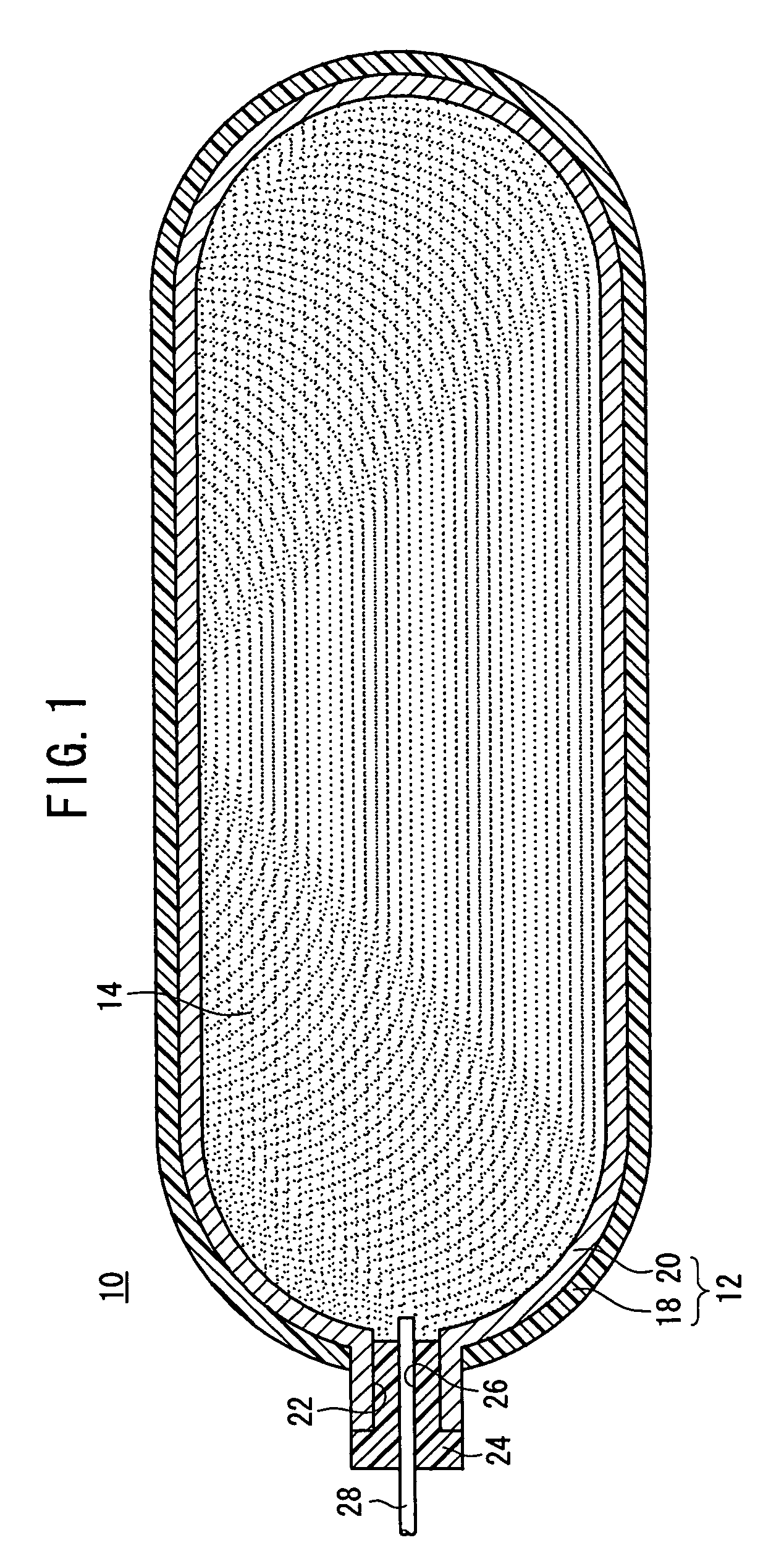 Hydrogen absorbing material, method for producing the same, and hydrogen storage container